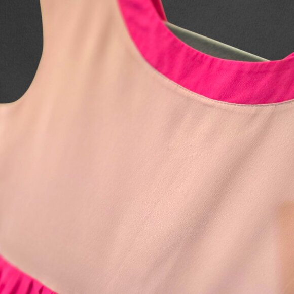 Color block Sleeveless Spring Easter TED BAKER Pleated Dress sz8 - Picture 3 of 7